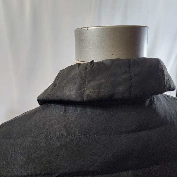 Kenneth Cole reaction black puffer jacket size medium zip front - Picture 3 of 15